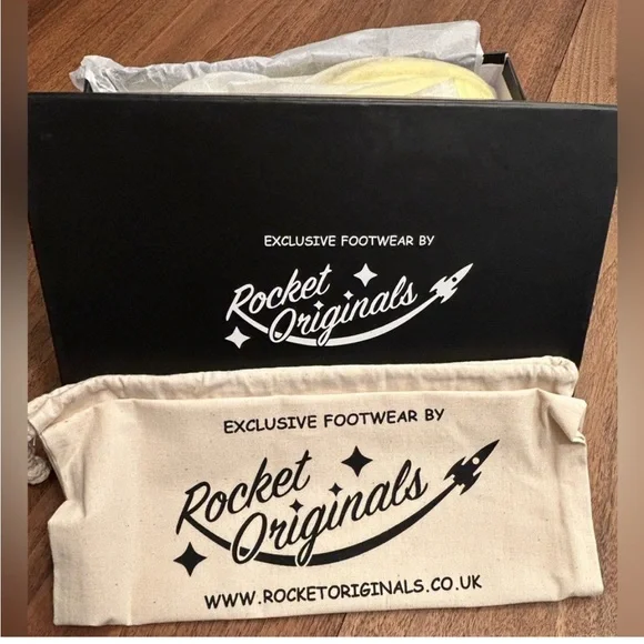 Rocket Originals Women's Yellow Vintage Sandals BNIB Size 8 Two tone yellow - Picture 4 of 9